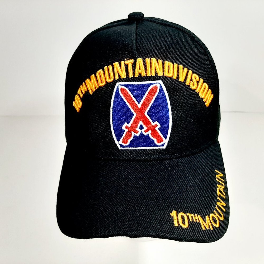 US Army 10th Mountain Division Men's Ball Cap Hat